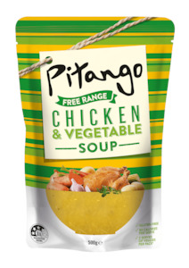 Chilled: Pitango Free Range Chicken & Vegetable Soup 500ml