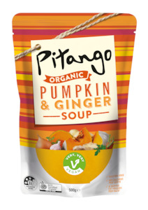 Pitango Organic Pumpkin & Ginger Soup 500ml