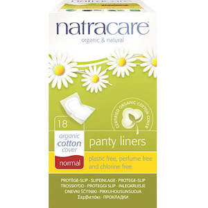 Personal Care: Natracare Cotton Panty Liners Normal 18s