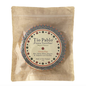 Bread: Tio Pablo Mixed Flavour Tortillas - Gluten Free