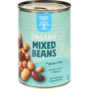 Canned Preserved Food: Chantal Mixed Beans 400g