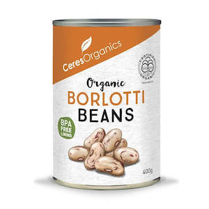 Canned Preserved Food: Ceres Borlotti Beans 400g