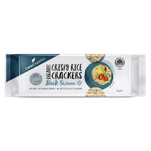 Rice Crackers Black Sesame 100g