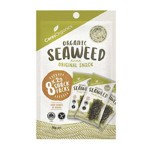 Chips Crackers: Ceres Seaweed Snack Multi Pack 2g x 8