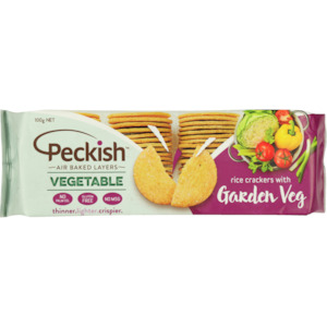 Peckish Vegetable Garden Crackers 100g