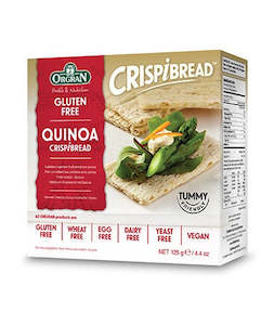 Chips Crackers: Orgran Quinoa Crispibread - Gluten Free