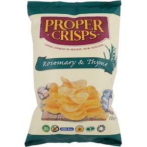 Chips Crackers: Proper Crisps Rosemary & Thyme 150g