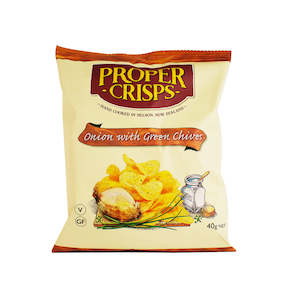 Proper Crisps Onion & Chive 40g