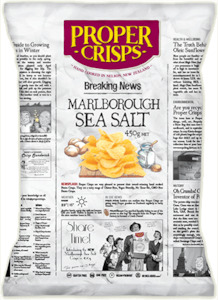 Proper Crisps Share Bag Sea Salt 450g