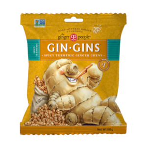 Gin Gins Spicy Turmeric Chews 60g