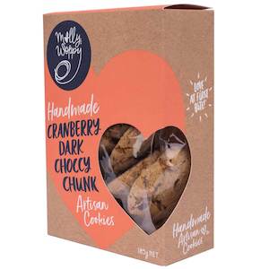 Molly Woppy Artisan Cookies Cranberry Dark Choccy Chunk 185g