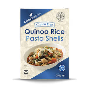 Ceres Organics Quinoa Rice Pasta Shells 250g