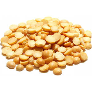 Pulses Legumes: Yellow Split Peas- Organic Pre Packed 500g