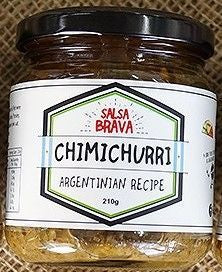 Salsa Brava Chimichurri Sauce 250g Mild