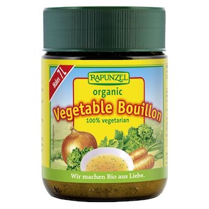 Seasonings Stocks: Rapunzel Vegetable Bouillon Broth Powder Original 125g