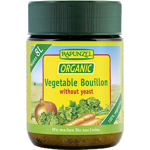 Seasonings Stocks: Rapunzel Vegetable Bouillon Powder Yeast Free 160g