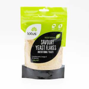 Seasonings Stocks: Lotus Savoury Nutritional Yeast Flakes 100g