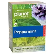 Beverages: Planet Organic Peppermint Tea - 25 Bags