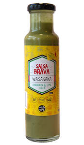 Sauces Chutneys Dressings: Salsa Brava Wasakaka Coriander & Lime Sauce 250g