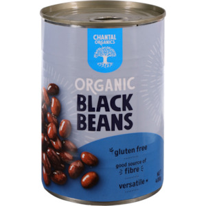 Canned Preserved Food: Chantal Organics Black Beans 400g