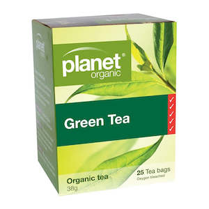 Tea: Planet Organic Green Tea - 25 Bags