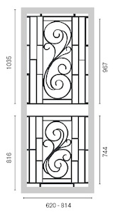 Door Panel 50AB - BTI Hardware