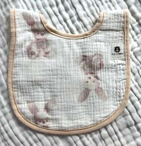 Bunnies 100% Cotton Bib (6 Layers)