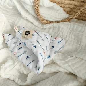 Arrow Muslin Washcloth