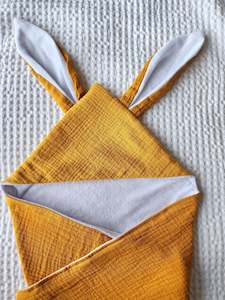 Baby wear: Ginger Gauze Hooded Towel - Returning DECEMBER