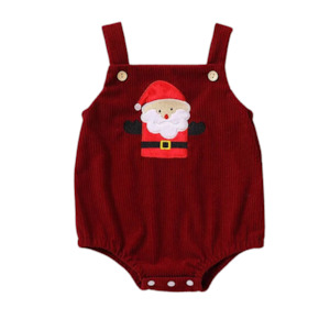 Baby wear: Corduroy Romper - Santa