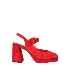 Tilly - Red Suede