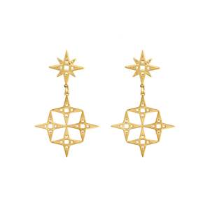 Constellation Earrings - Gold