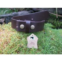 Brown Leather Belt 36.5mm (Interchangeable Buckle)