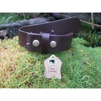 BROWN LEATHER BELT 30mm