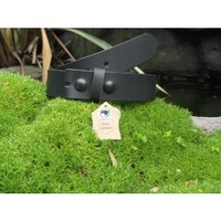 Black Full Grain Leather Belt 36.5mm Wide