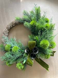 Faux Christmas Wreath Workshop