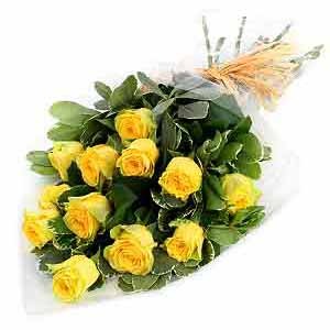 yellow rose bouquet