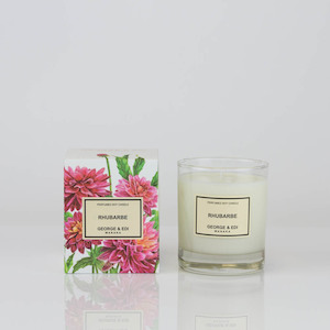 Flower: George & Edi - Rhubarbe Candle