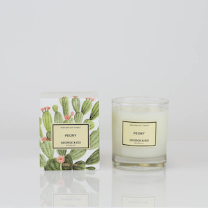 Flower: George & Edi - Peony Candle