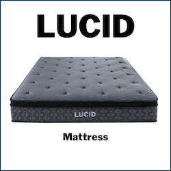 Lucid Euro Top Memory Foam Pocket Springs Mattress King