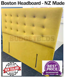 Bed: Boston Headboard - NZ MADE