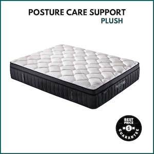 Bed: Posture Care Support (Plush) Mattress Queen