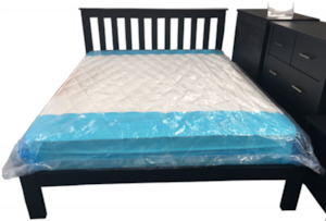 Furniture: Campbell Queen Bed Frame/ Black