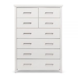 Furniture: Snow Tallboy 8 Drawer