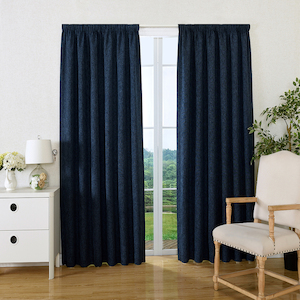 New York Navy Thermal Selflined Curtains Budget Readymade Curtains