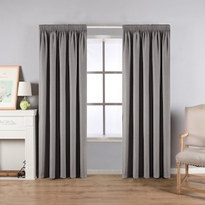 Frankilin Ash Thermal Selflined Curtains Budget Readymade Curtains