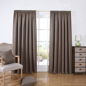 Franklin Tiger Eye Thermal Selflined Curtains Budget Readymade Curtains