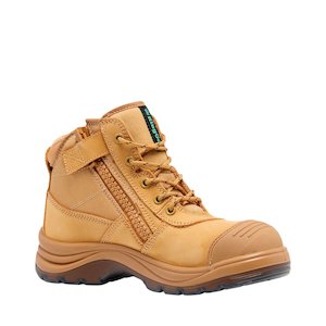 Work clothing: King Gee Tradie Women's Zip/Lace Steel Cap Work Boots (K26491)