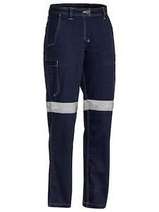 Work clothing: Bisley Women's 3m Taped Cool Vented Light Weight Pant(BPL6431T)