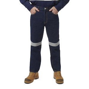 Work clothing: King Gee Reflective Denim Work Jeans (K53030)